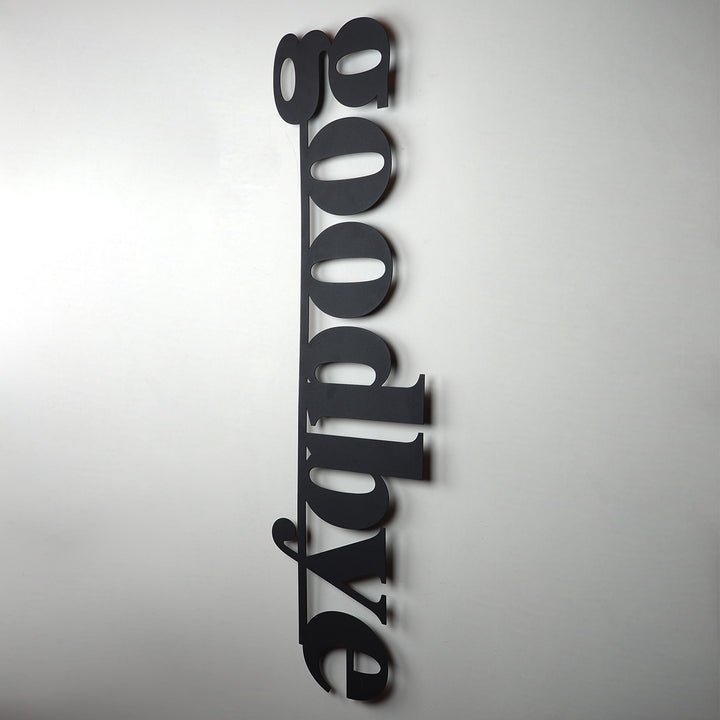 Goodbye Metal Duvar Dekorasyonu - APT463