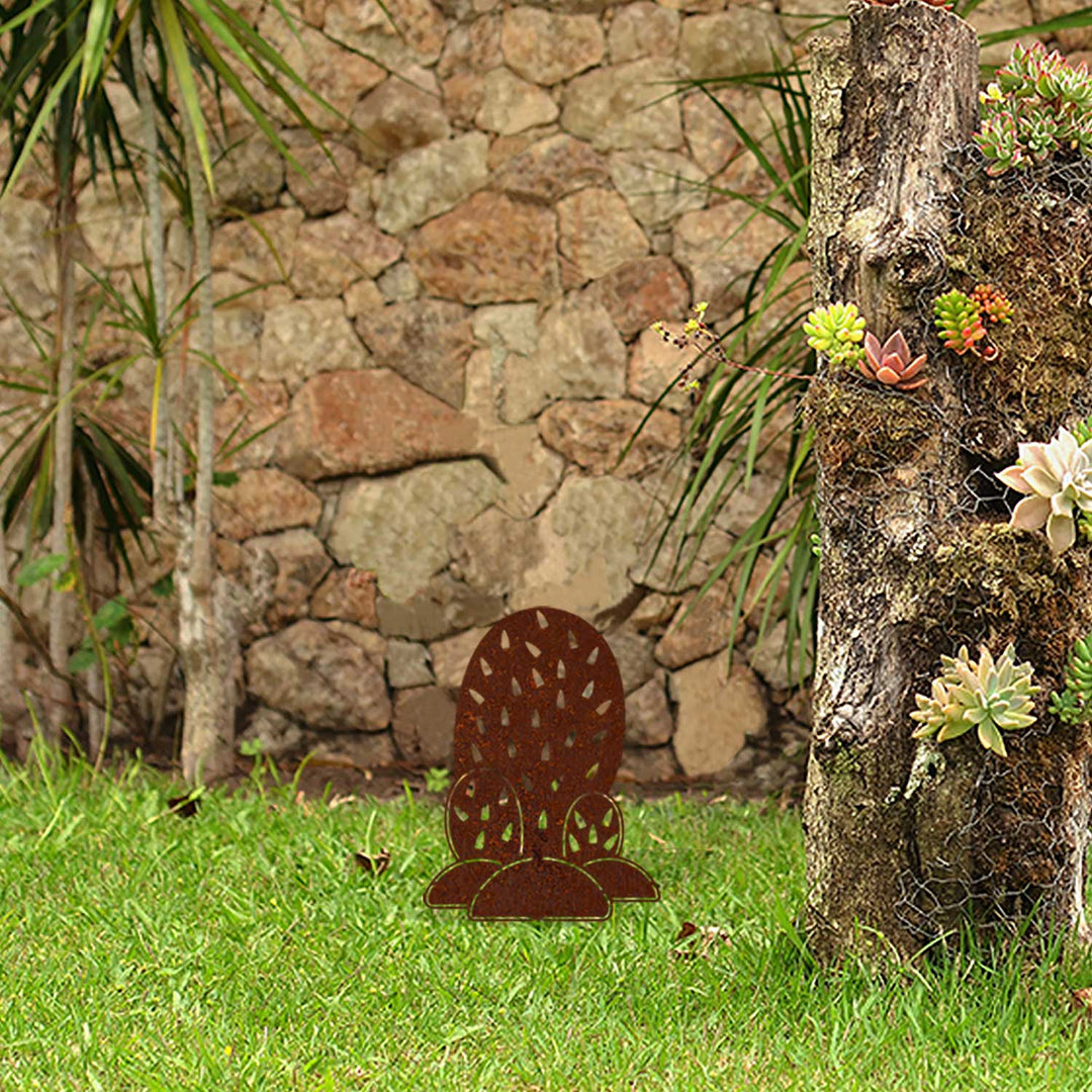 Kaktüs Corten Bahçe Aksesuarı - FIRSAT