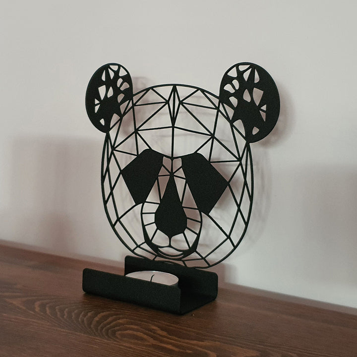 Panda Masaüstü Metal Dekor - FIRSAT
