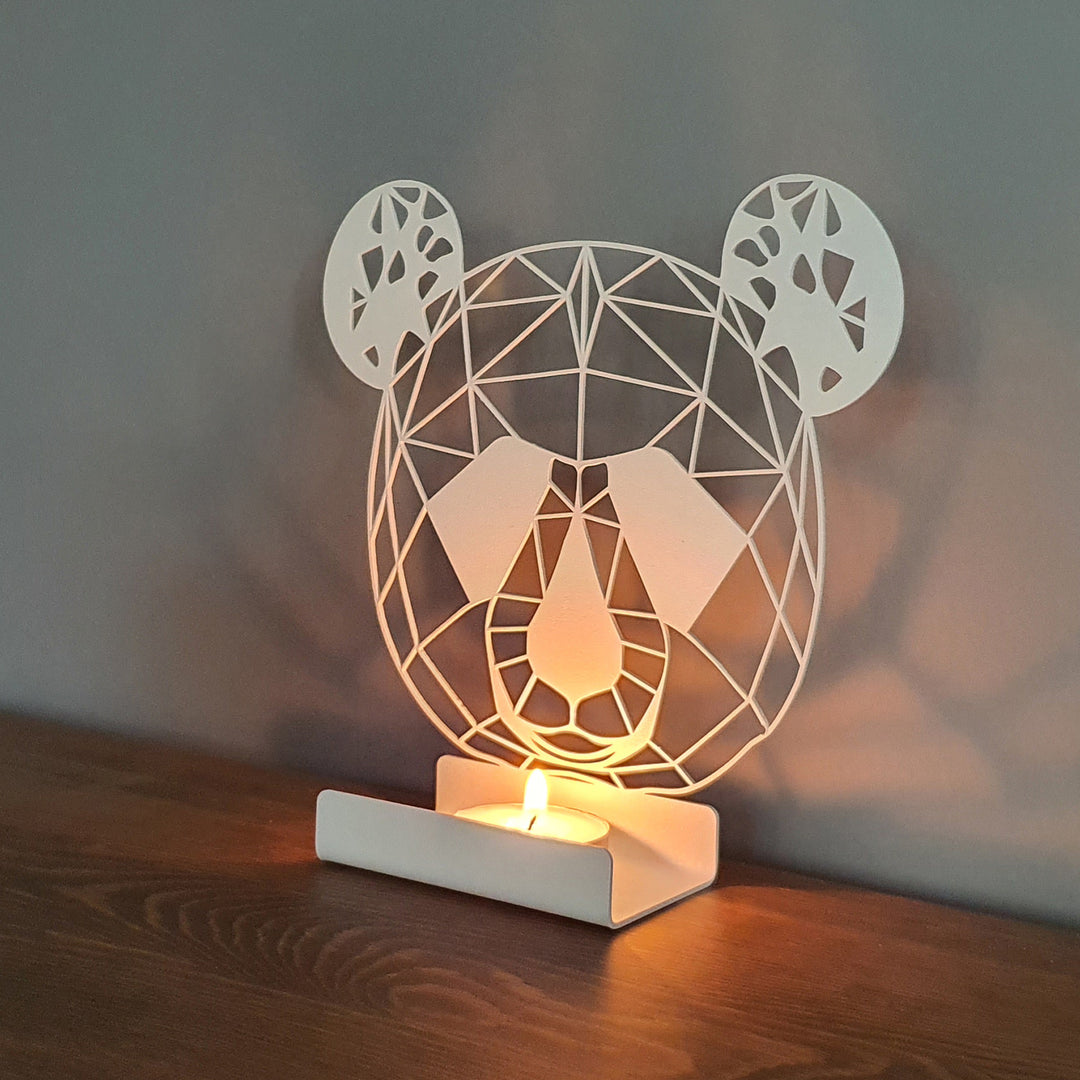 Panda Masaüstü Metal Dekor - FIRSAT