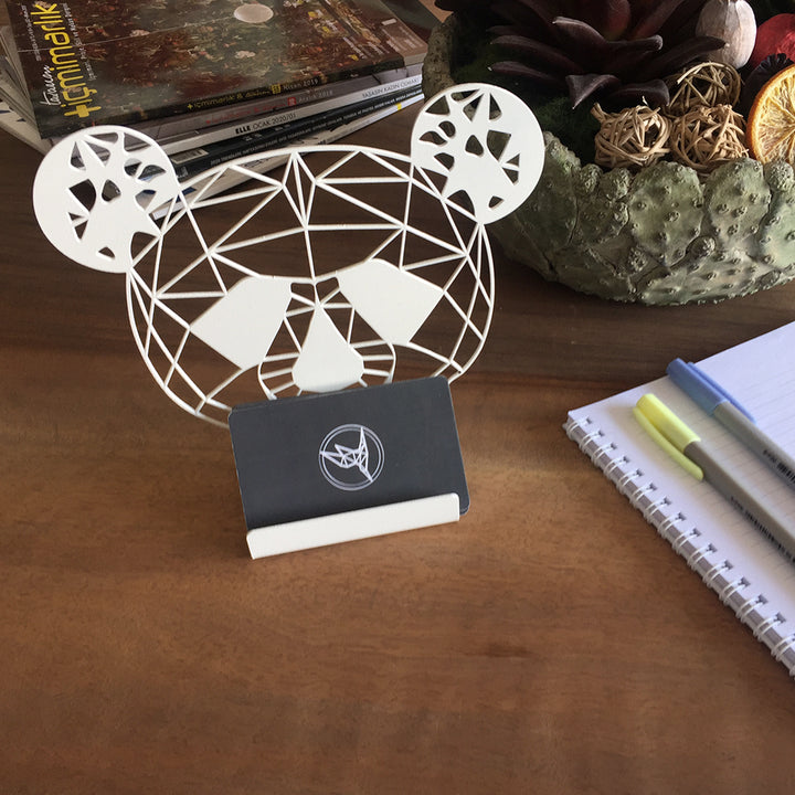 Panda Masaüstü Metal Dekor - FIRSAT