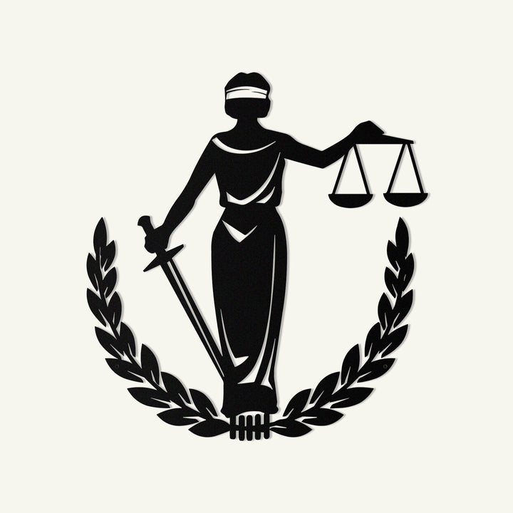 Lady Justice Dekoratif Duvar Tablo Modelleri