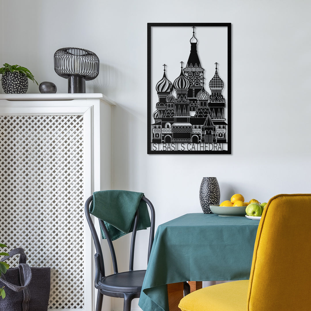 St. Basils Cathedral Metal Duvar Tablosu - APT274 - FIRSAT