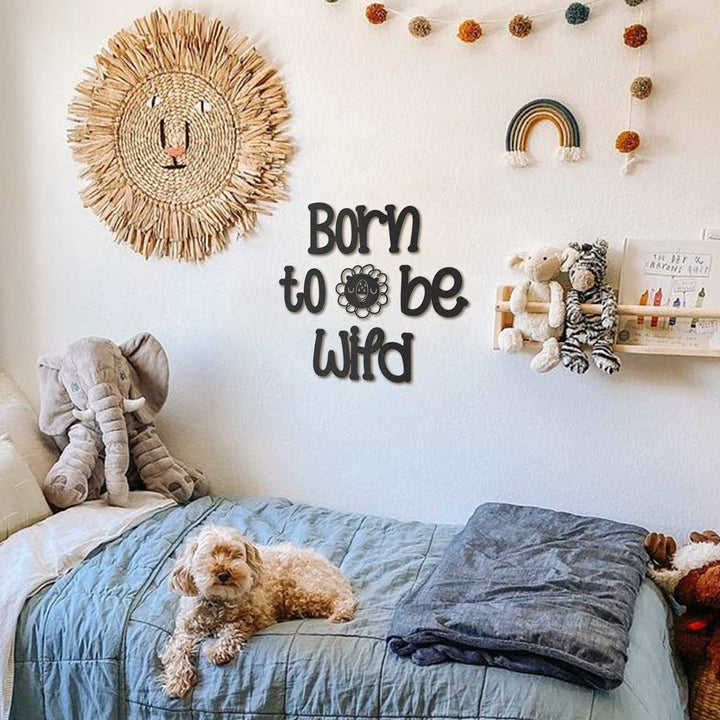 Born To Be Wild Metal Duvar Dekorasyonu - APT477 - FIRSAT