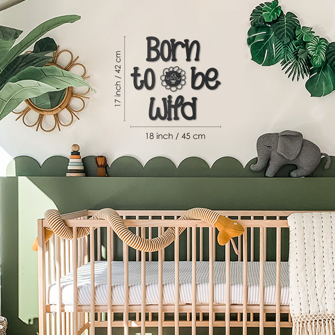 Born To Be Wild Metal Duvar Dekorasyonu - APT477 - FIRSAT