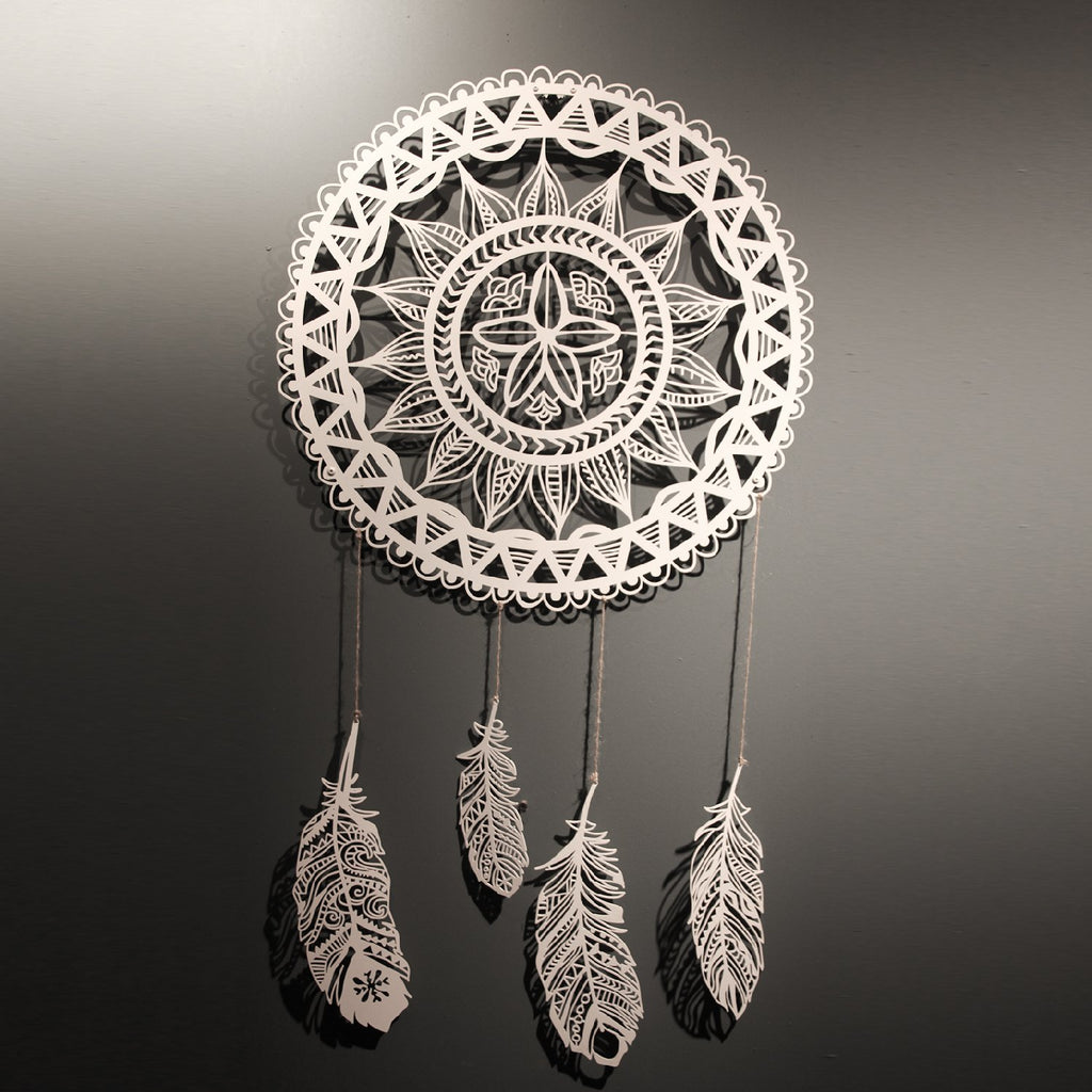 Düş Kapanı (Dreamcatcher) Metal Duvar Tablosu – Artepera
