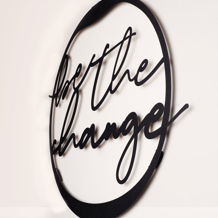 Be The Change Metal Wall Art - APT518