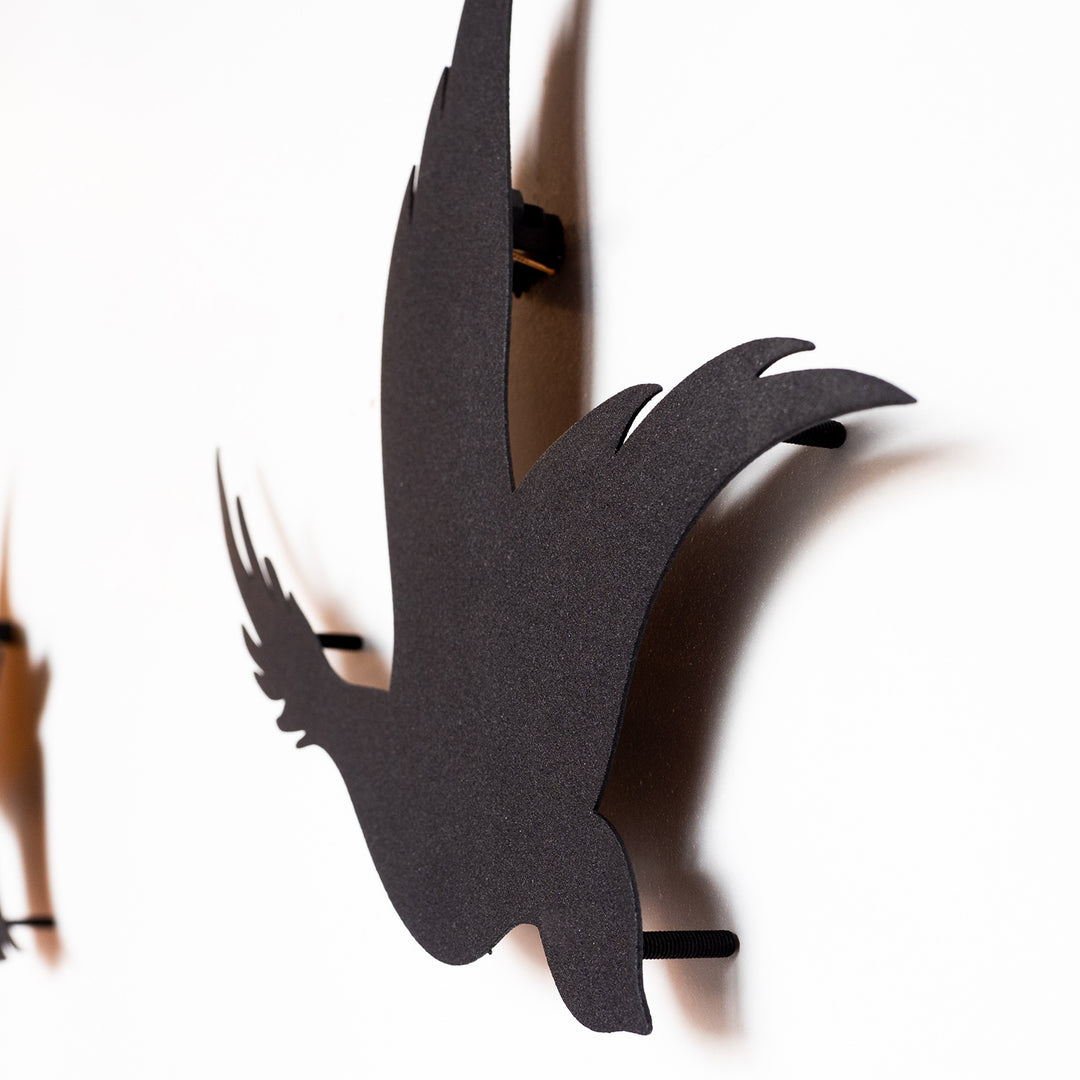 Kuşlar 5'li Set Modern Duvar Aksesuar Modelleri