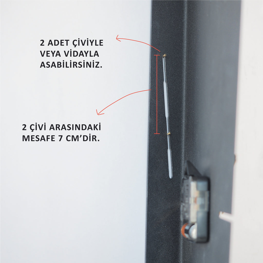 Geometrik Dekoratif Duvar Saati Modelleri